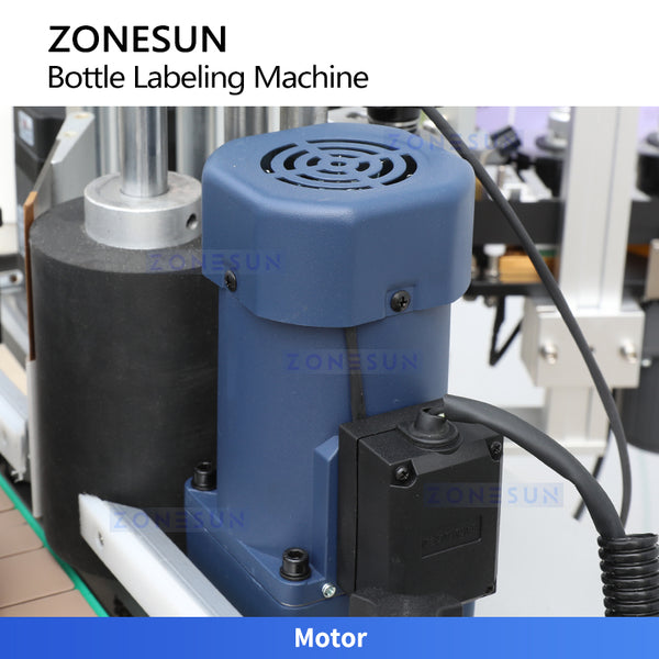 ZONESUN ZS‑TB500 Double Side Round Bottle Labeling Machine with Coder