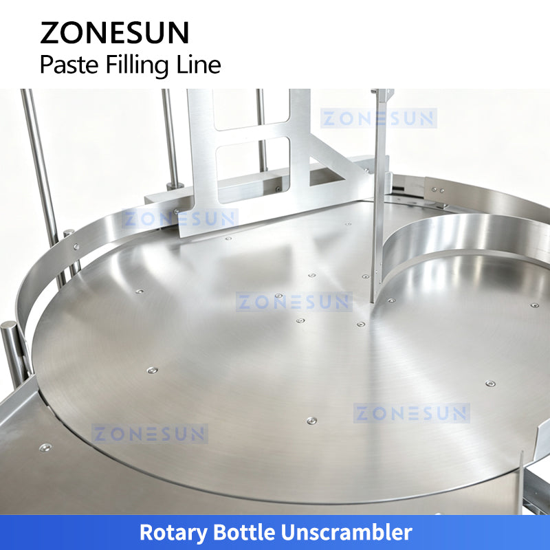NESUN ZS-FAL180G10 Automatic Paste Filling and Capping Line with 4-Head Servo Filler