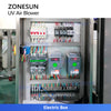 ZONESUN ZS-UVB1 Automatic UV Bottle Sterilization and Air Blowing Machine for Milk Powder Food Pharmaceutical and Hygienic Container Pre-Filling Cleaning