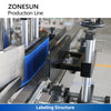 ZONESUN ZS-FALU5 Honey Syrup Filling, Capping & Labeling Line for Viscous Products