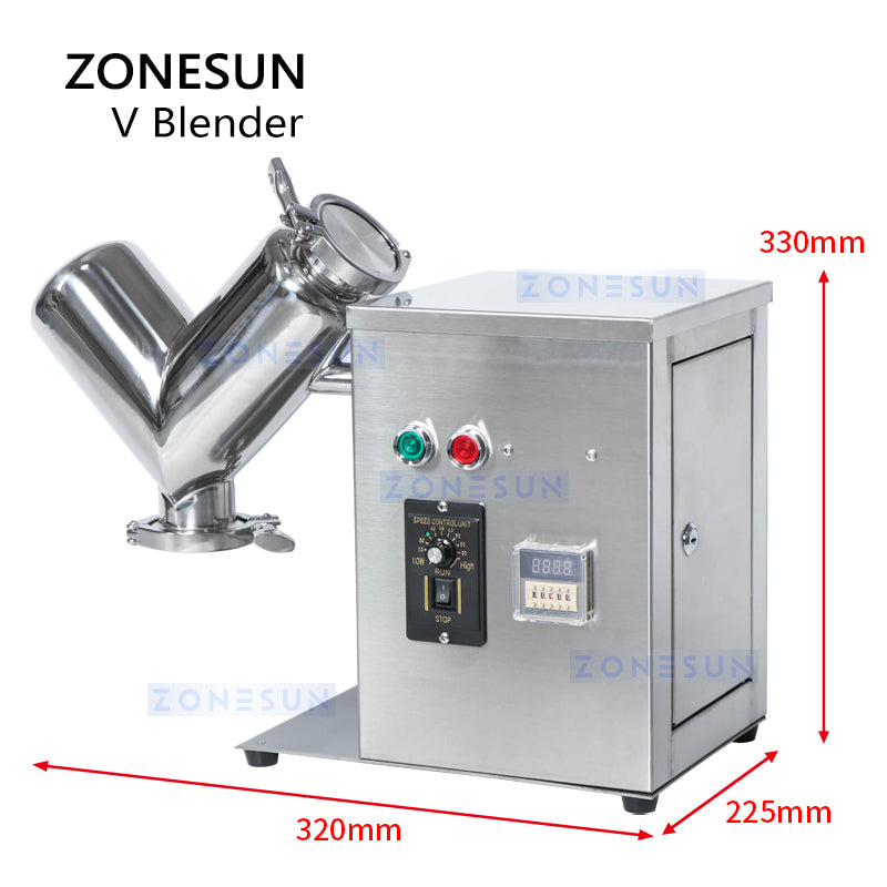 Máquina de Mistura de Pó ZONESUN ZS-V2 
