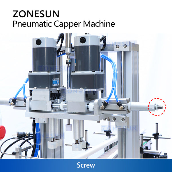 ZONESUN ZS-XG16 Automatic Pneumatic Bottle Capping Machine 20–60/min