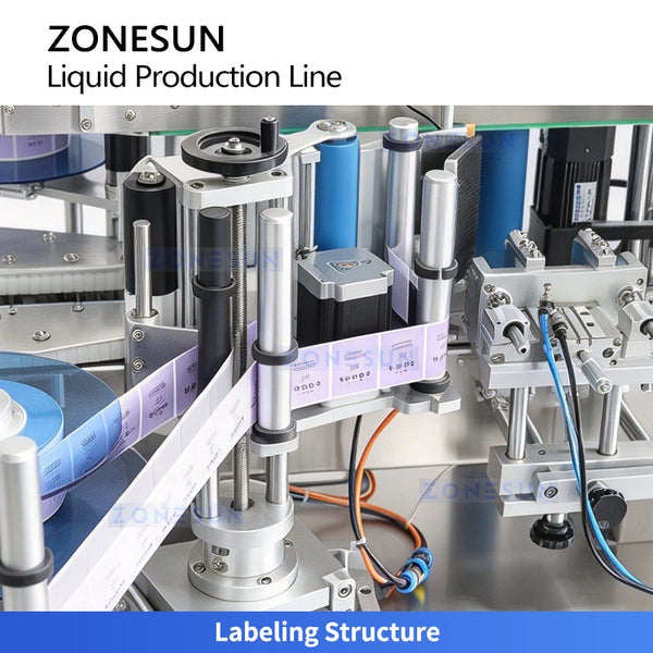 ZONESUN ZS-FAL180G11 Automatic Juice Water Beverage Tracking Filling Capping Labeling Production Line