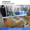 ZONESUN ZS-ACW2 Automatic Candle Wick Inserting Machine for High-Volume Candle Production Lines