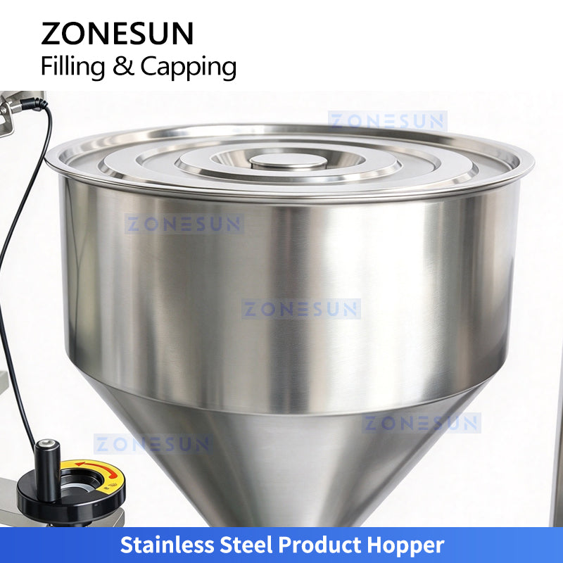 ZONESUN ZS-AFC48B Automatic Round Tube Gear Pump Filling and Capping Machine