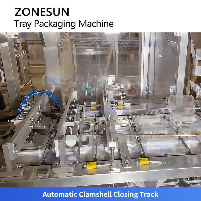 ZONESUN ZS-GWF7 Automatic Cup Filling and Sealing Production Line for Dried Fruits, Nuts & Granular Food Packaging