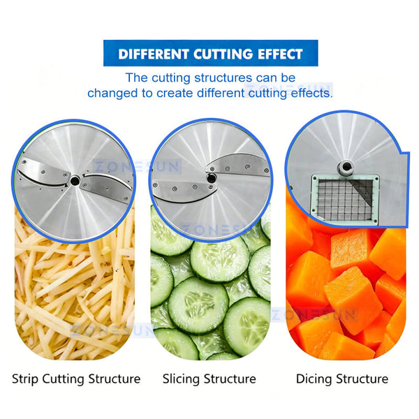 ZONESUN ZS-VCM901 Food Cutting Machine for Slicing & Dicing