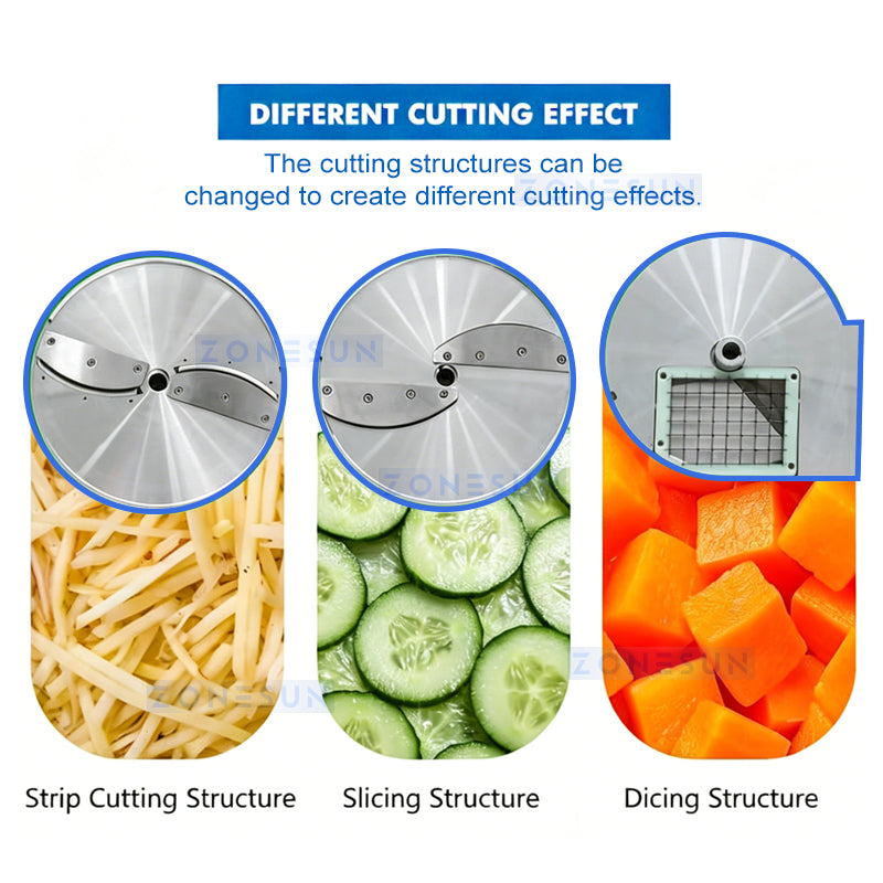 ZONESUN ZS-VCM901 Food Cutting Machine for Slicing & Dicing
