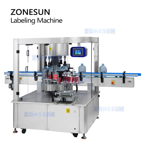 ZONESUN ZS-CYGDP6 Automatic Round Bottle Labeling Machine