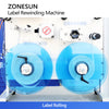 ZONESUN ZS-RW2 Roll to Roll Label Rewinder – Efficient Label Handling