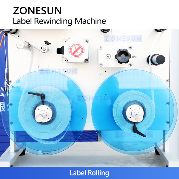 ZONESUN ZS-RW2 Roll to Roll Label Rewinder – Efficient Label Handling