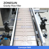 ZONESUN ZS-VTGZ100E Automatic Gravity Liquid Filling Machine with Diving Nozzles for Low Viscosity Liquids