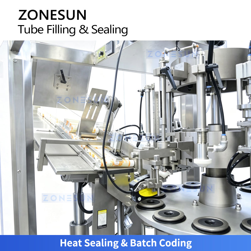 NESUN ZS-FS80P High-Speed Automatic Plastic & Laminated Tube Filling and Heat Sealing Machine