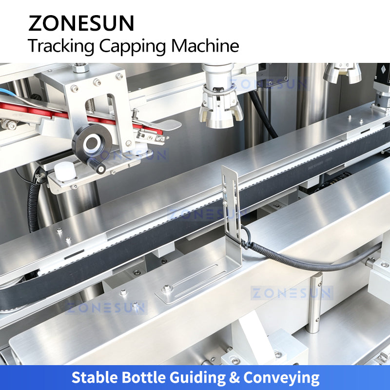ZONESUN ZS-XG440P Automatic Double-Head Tracking Bottle Capping Machine