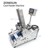 ZONESUN ZS-MY150 High Speed Automatic Card Feeder Machine for Cards Labels Bags and Leaflets