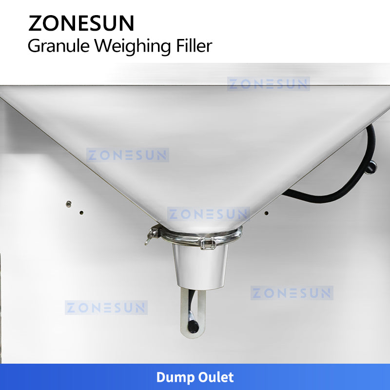ZONESUN ZS-HG200 Dual-Hopper Granule Weighing and Filling Machine Beans Seeds Nuts Filler