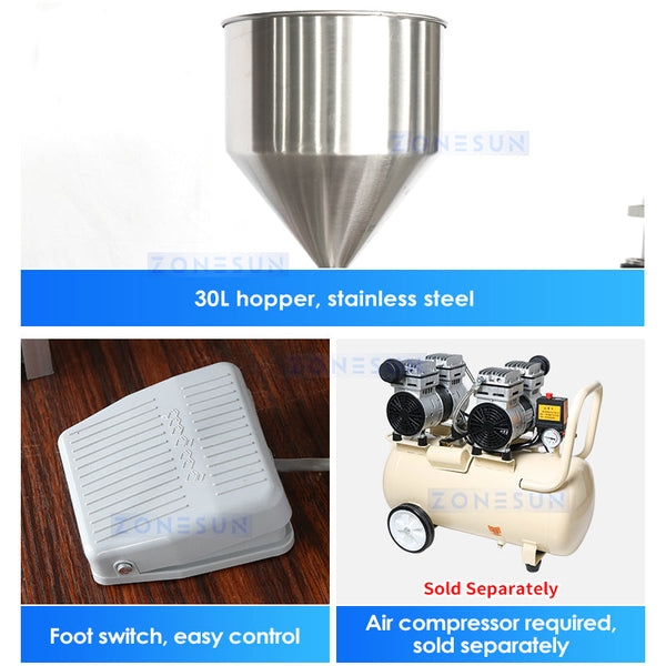 ZONESUN ZS-GTSP2 Dual-Head Spout Pouch Filling & Capping Machine