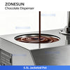 ZONESUN ZS-DJ500 Commercial Chocolate Sauce Dispenser Machine with Tempering Function