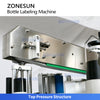 ZONESUN ZS-TB300L Automatic Double Side Labeling Machine Round Square Flat Bottle Labeler