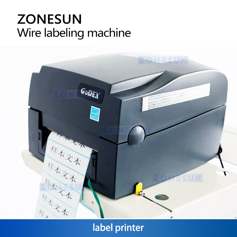 ZONESUN ZS-WTB1 Automatic Wire Harness Label Printing and Folding Machine