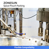 automatic spout pouch filler capper