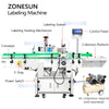 ZONESUN ZS-TB822S Barcode Overlay Labeling Machine for Cosmetic & Pharma Bottles