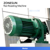 ZONESUN ZS-GHK4 Continuous Rotary Roasting Machine for Nuts Seeds Peanuts Almonds Cashews Sesame