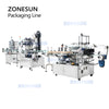 ZONESUN ZS-MPCL1 Automatic Trigger Bottle Magnetic Pump Liquid Filling Capping Labeling Production Line