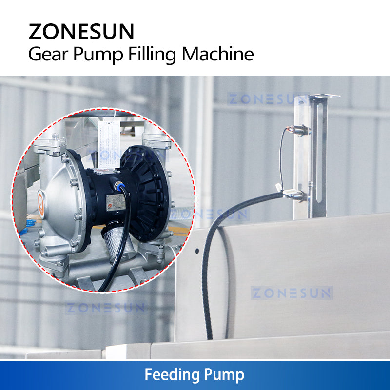 ZONESUN ZS-VTGP8D 8-Head Servo Paste Filler for Sauce, Cream & Chemical Packaging