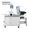ZONESUN ZS-AFC15 Automatic Peristaltic Pump Liquid Filling Capping Machine