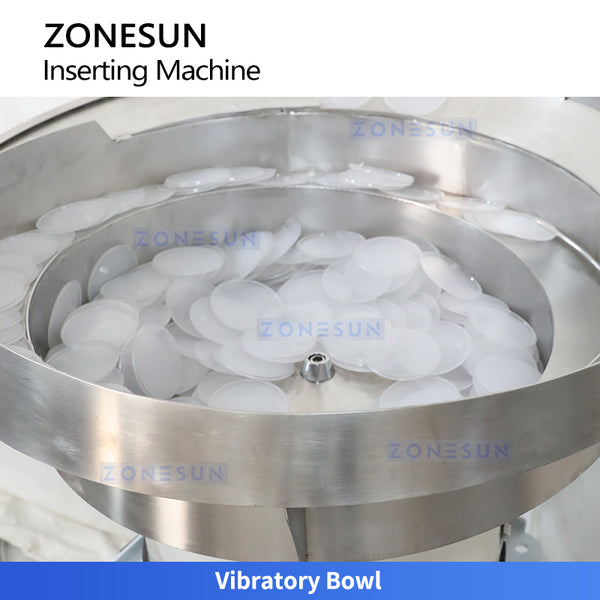 ZONESUN ZS-WIM04 Inner Lid Applicator for Cream Jar Packaging in Cosmetic Lines