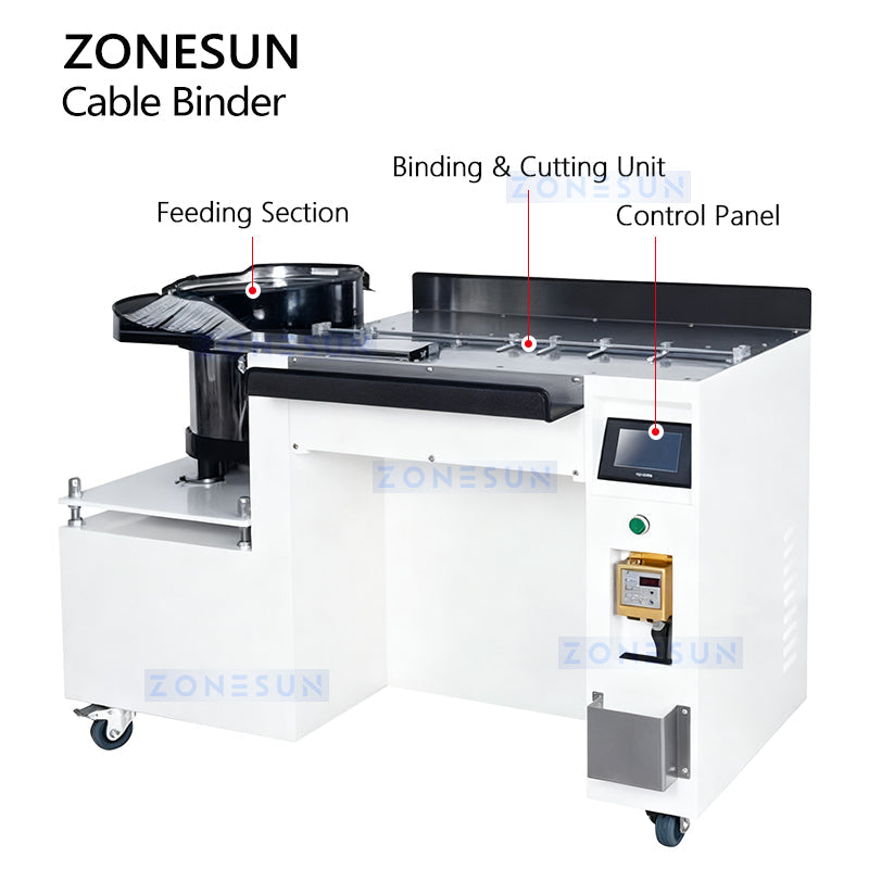 ZONESUN ZS-WTKZ4 Automatic Nylon Cable Tie Machine