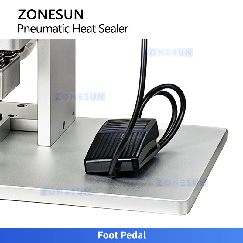 ZONESUN ZS-FK360 Semi-Automatic Heat Sealing Machine for Cups Trays Tubes and Containers