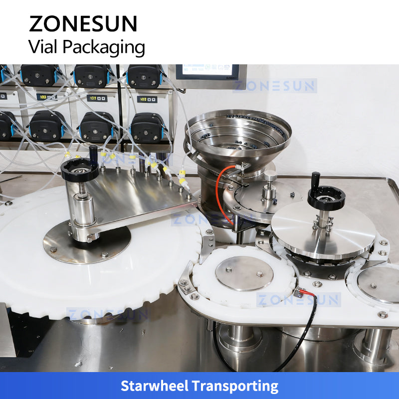 ZONESUN ZS-AFY1 Automatic Laboratory Vial Filling and Capping Machine Monoblock Equipment