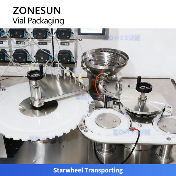 ZONESUN ZS-AFY1 Automatic Laboratory Vial Filling and Capping Machine Monoblock Equipment