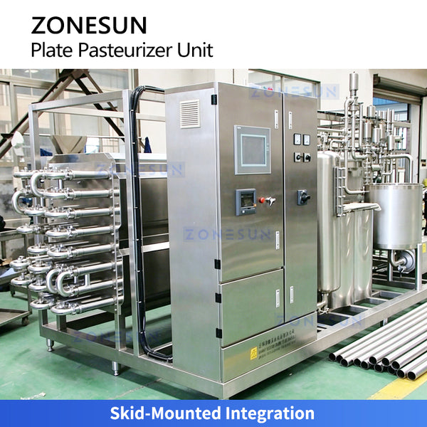 ZONESUN ZS-PRT200 Plate Type Pasteurizer & UHT Sterilizer Machine