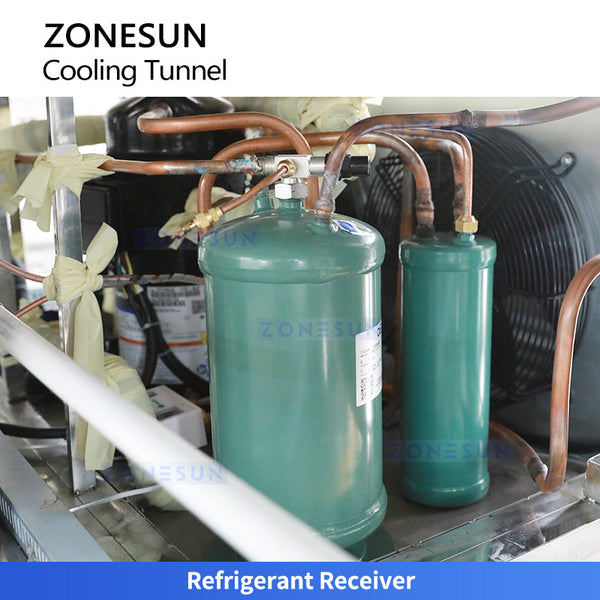 ZONESUN ZS-CT3 Industrial Cooling Tunnel for Balm Cream Wax Chocolate and Confectionery