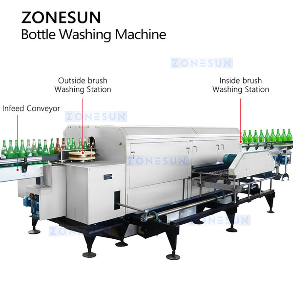 Automatic Glass Bottle Washing Machine