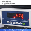 ZONESUN ZS-CB120Z Automatic Barcode Scanner Z-Belt Parcel Sorting Machine