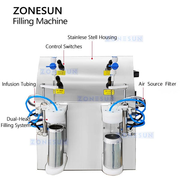 Vacuum Beer Filling Machine for Carbonated Drinks