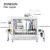 ZONESUN ZS-CFC4 Automatic Beer Filling Capping Machine Carbonated Isobaric Filler