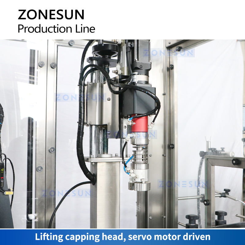 ZONESUN ZS-FAL180F5 Corrosive Liquid Packaging Line for Gallon Bottles & Chemicals