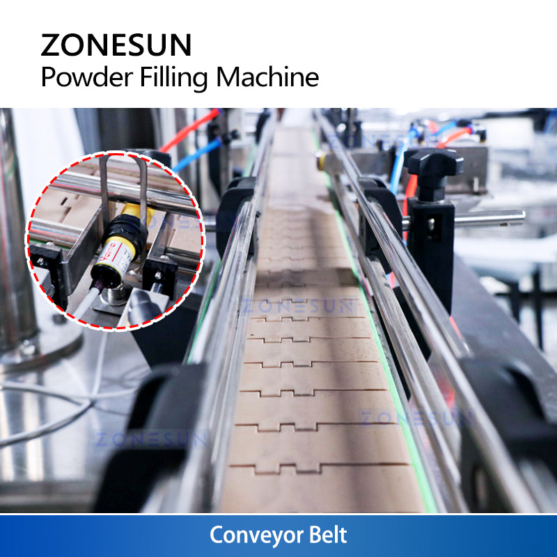 ZONESUN ZS-FM2A Automatic Powder Filling Machine with Feeder System