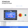 ZONESUN ZS-NIC4 Ionized Air Bottle Rinser Machine 8 Nozzle Cleaner for PET, Glass, PP & HDPE Bottles