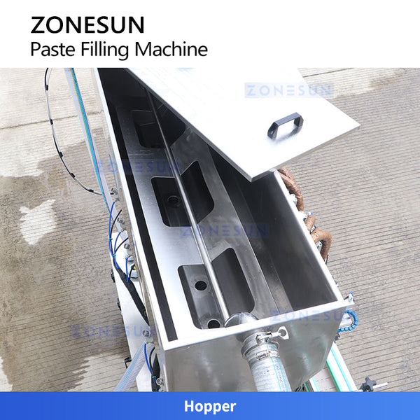 ZONESUN ZS-YT6T-6PXH Servo Piston Paste Filling Machine for Hot Sauce Jam Viscous Products
