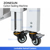 ZONESUN ZS-TFX5050 Automatic Carton Tape Sealing and 360° Orbital Wrapping Machine