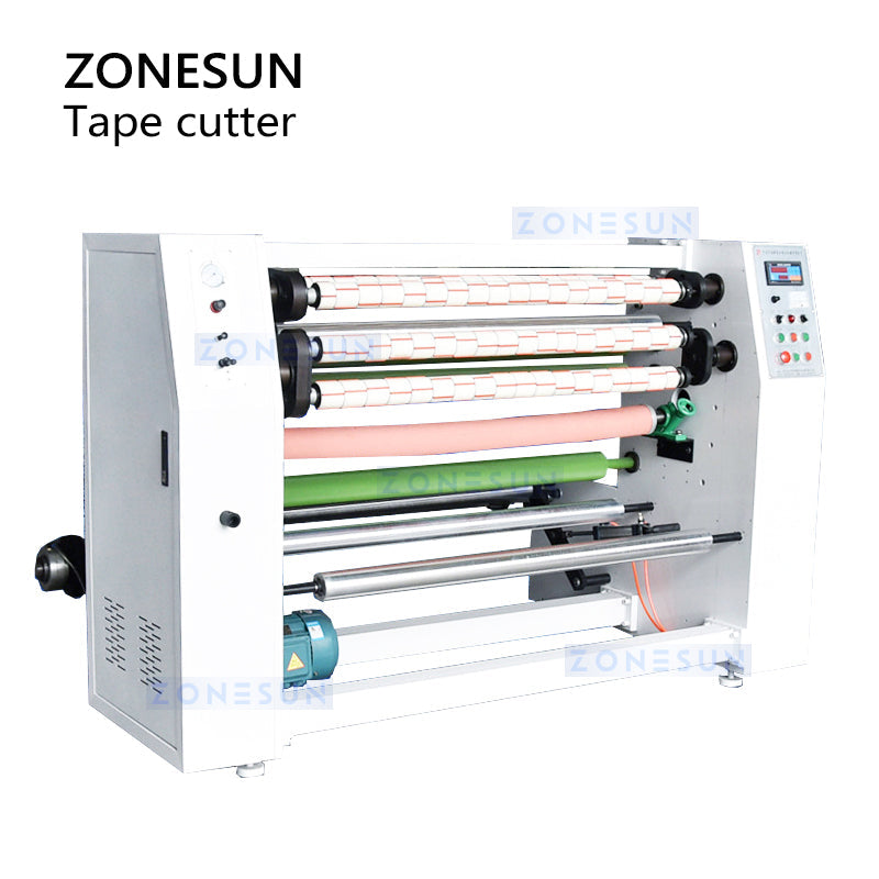 tape roll cutting machine