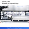 ZONESUN ZS-PM2 Tunnel Pasteurizer with Washing and Drying for Bottles and Cans
