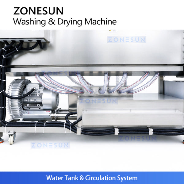 ZONESUN ZS-PM2 Tunnel Pasteurizer with Washing and Drying for Bottles and Cans