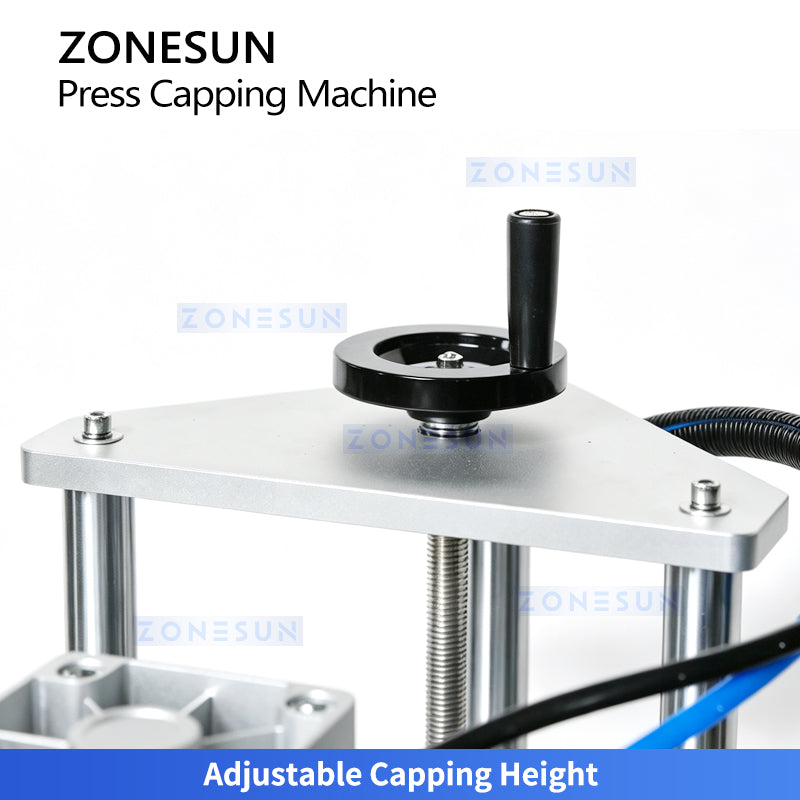 ZONESUN ZS-PDCM100C Semi-Automatic Pneumatic Plastic Bucket Lid Pressing Machine